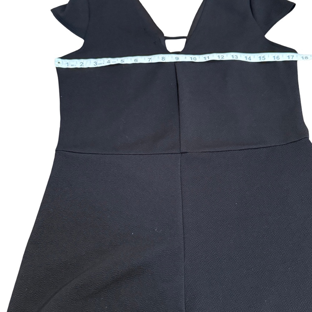 Charlotte Russe Black Romper Womens XL Y2K Made USA Sleeveless Night Out - Picture 4 of 10